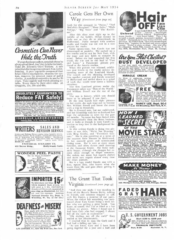 Carole Lombard Gets Her Own Way Article Page 2